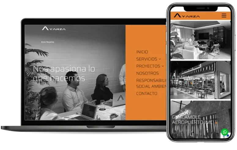 Ayarza ARQ Desarrollo de Catálogos Web Medellín