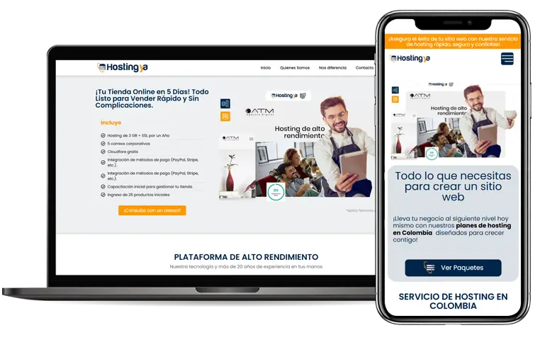 Desarrollo sitios web en Medellín | Hosting en Medellín