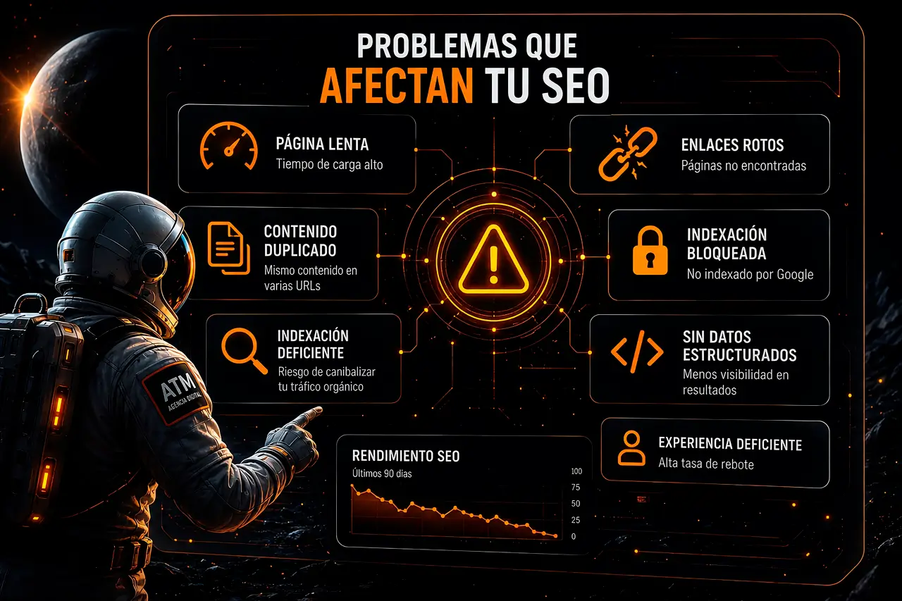 Errores SEO páginas web en Medellín