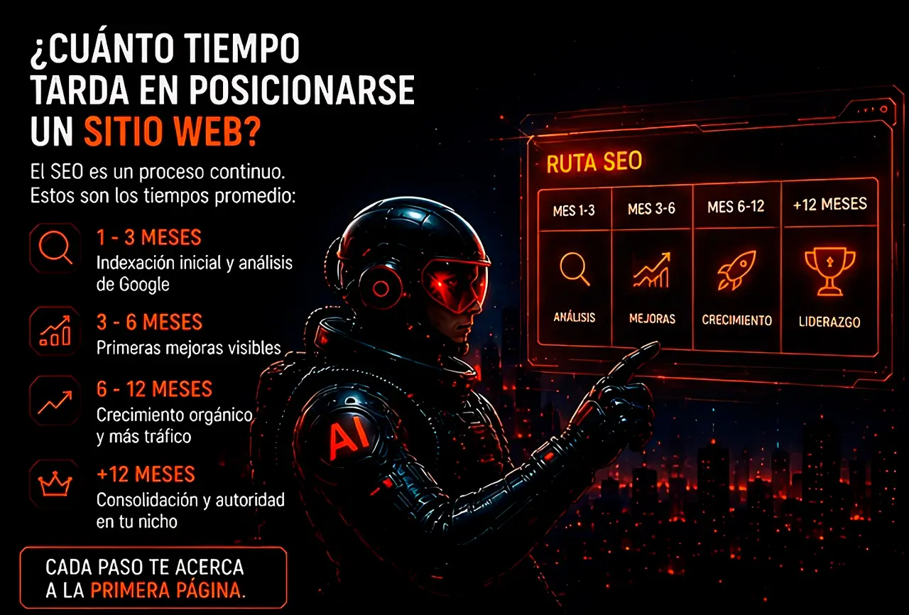 Páginas web en Medellín cuanto tarda en posicionarse 